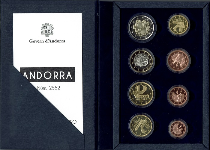 (afbeelding voor) Andorra Proof set 2014